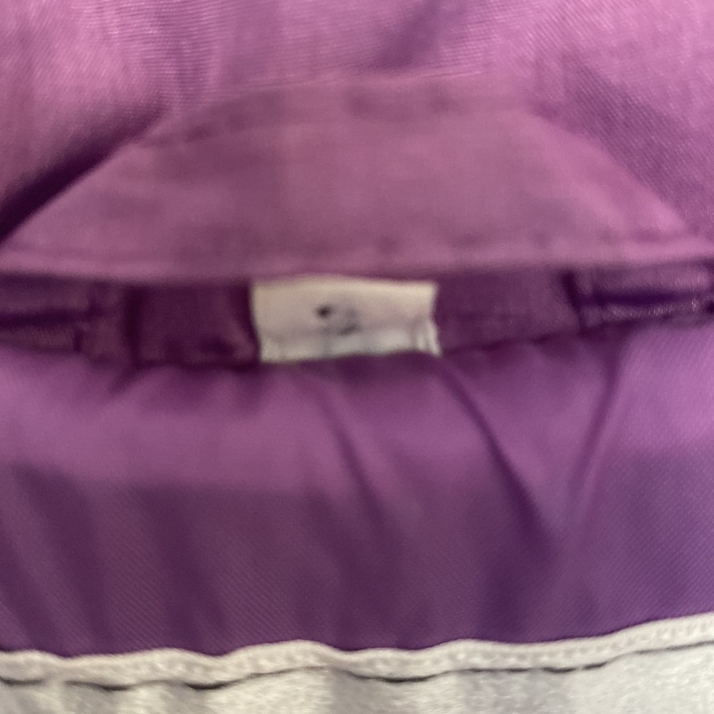 Saks Fifth Avenue Purple Vintage Down Jacket - Picture 9 of 15